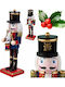 Figoura Wooden Christmas Nutcracker
