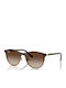 Ray Ban Унисекс Слънчеви Очилa с Кафяв Метален Рамка и Кафяви Преливащи Стъкла RB9552S 297/13