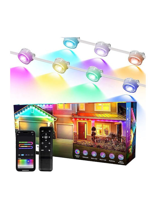 40 Λαμπάκια LED 25μ. RGB σε Σειρά