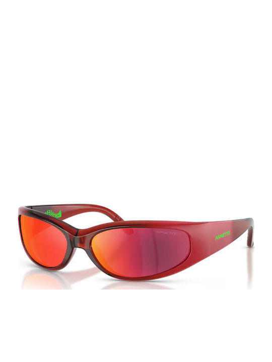 Arnette Catfish Sunglasses Κόκκινα with Acetate Frame & Red Lens