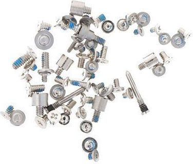 Set Metallischer Schrauben Für iPhone 15 Pro Weiß