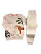 Kinder Sweatpants Set - Jogginganzug Beige