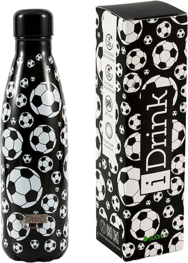 I-Total Μπουκάλι Θερμός Ανοξείδωτο 500ml FOOTBALL