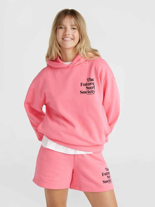 Women's Sweatshirt Hooded Pink