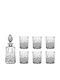 Crystal Bohemia Crystal Whiskey Decanter with Stopper & Glasses 270ml
