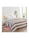 Lucktora Pop Κουβέρτα Fleece Υπέρδιπλη 220x240εκ. Γκρι