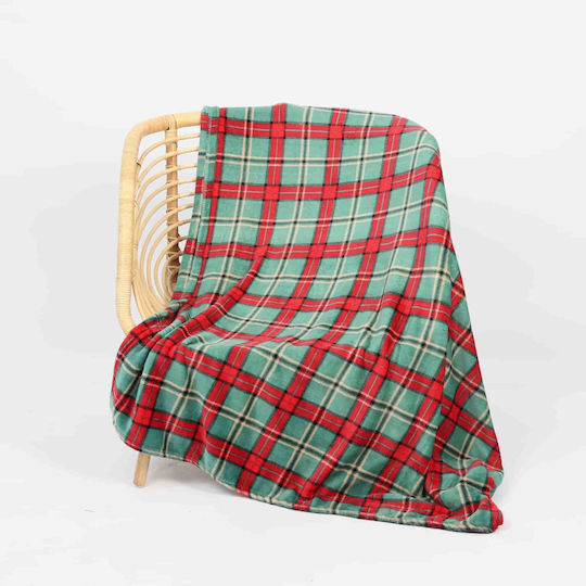 Lucktora Κουβέρτα Fleece Υπέρδιπλη 220x240εκ. Πολύχρωμη