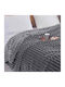 Lucktora Fleece Blanket Single 160x220cm Gray
