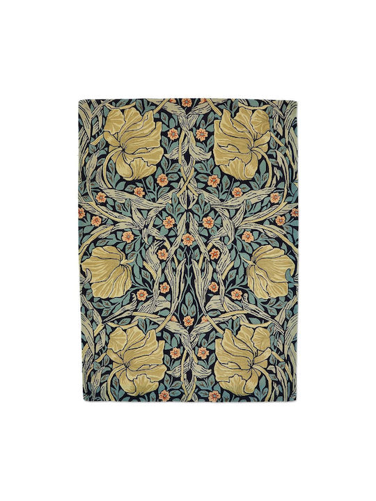 Morris & Co Pimpernel Handgefertigt Teppich Rechteckig Synthetisch,Polyester/Cotton/Leather Indigo