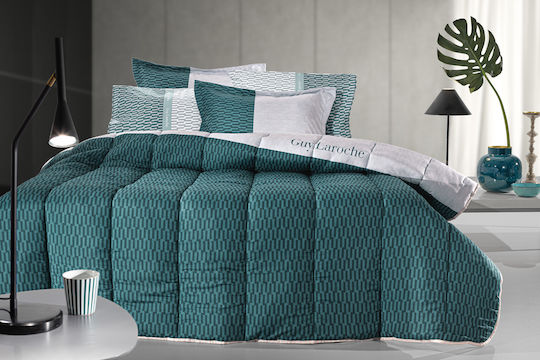 Guy Laroche Пухено Куинсайз 220x240бр Status Петрол 530 г/м²Gsm