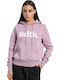 Women's Sweatshirt Hooded Pink