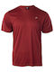 Athletic T-shirt Burgundy
