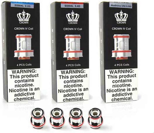 Uwell Crown 4 Coils Ss904l 0.4