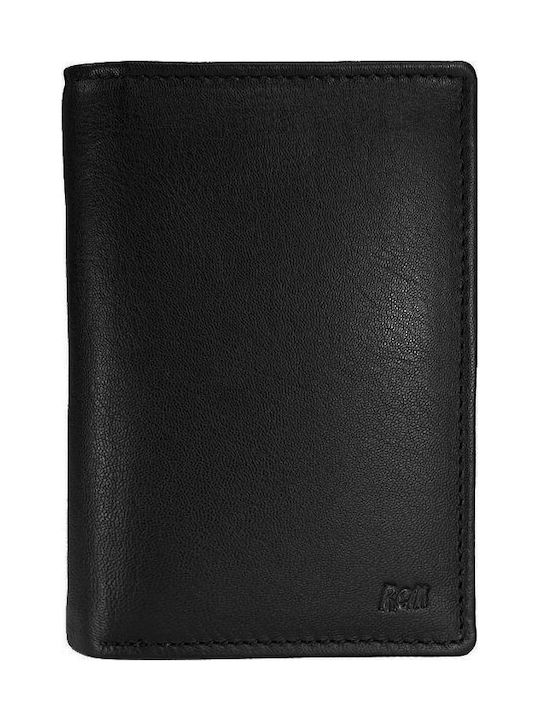 Herren Geldbörse Klassisch mit RFID Schwarz