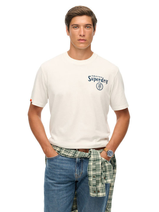 Superdry D1 Ovin Tokyo T-shirt White