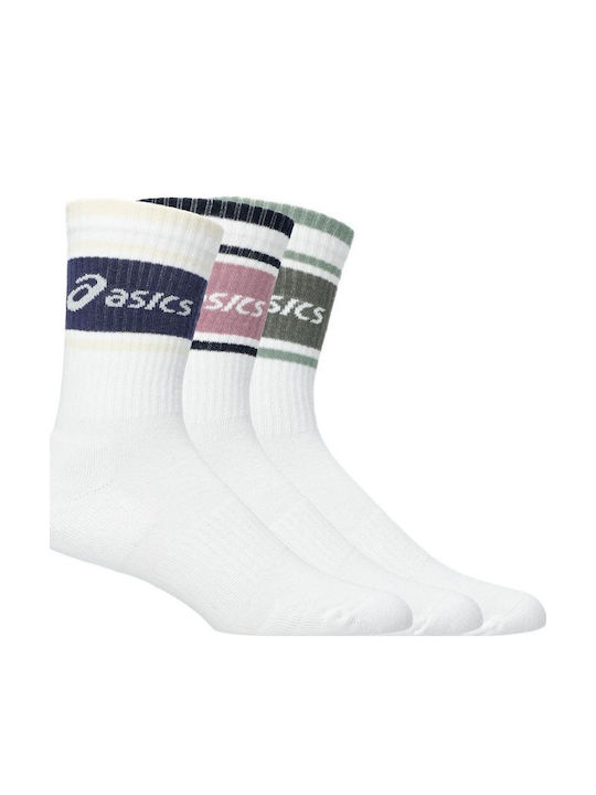 ASICS Șosete pentru Alergare Albe 3 perechi