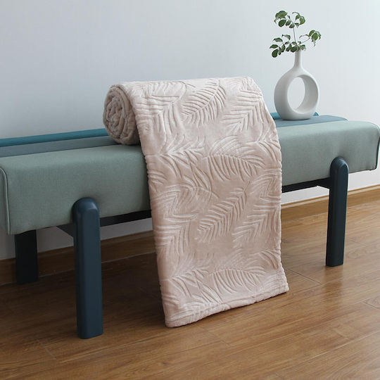 Chios Hellas Decke Samt Einzel 150x200cm Beige