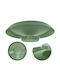 Toolight Ceiling Mount Light Green with Integrated LED