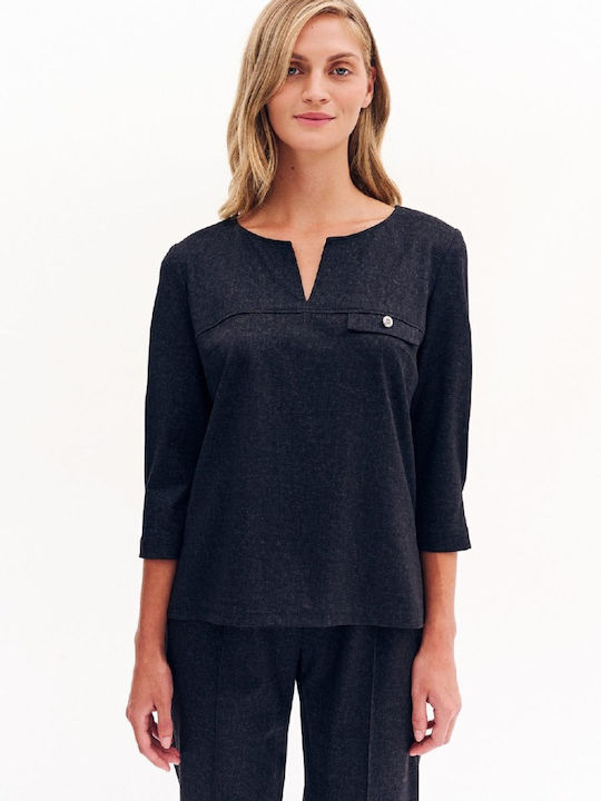 Women's Blouse Anthracite