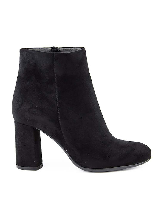 Ragazza Leder Stiefeletten Damen Schwarz