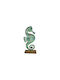 Decorative Seahorse made of Wood 47x24x100cm 1pcs
