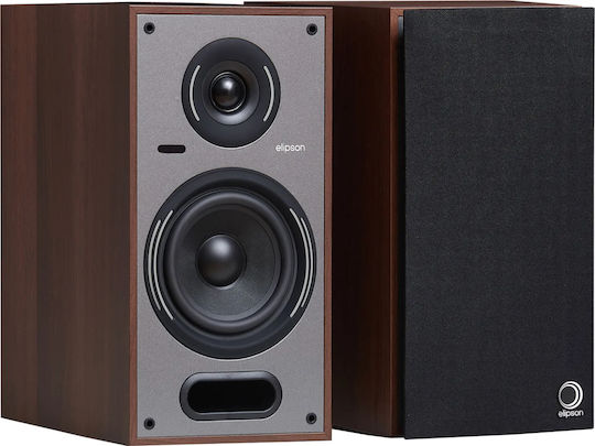 Elipson Horus 6B Aktive Lautsprecher Paar Braune
