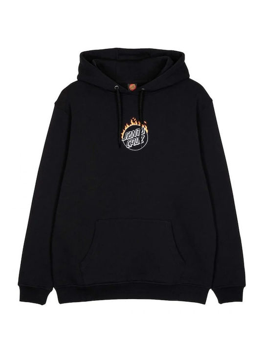 Sweatshirt With Hood Black