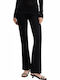 Dama Tesatura Pantaloni Black