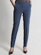 Women's Fabric Trousers Blue