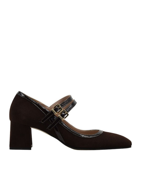 Fardoulis Leder Pumps Braun