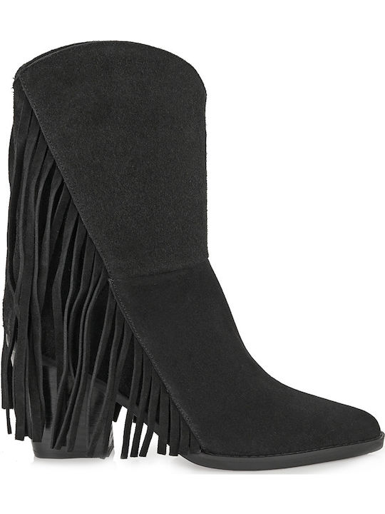 Tsakiris Mallas Wildleder Damenstiefel mit hohe...