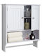 Vevor Wall Mounted Bathroom Shelf Wooden 23x8x27cm White