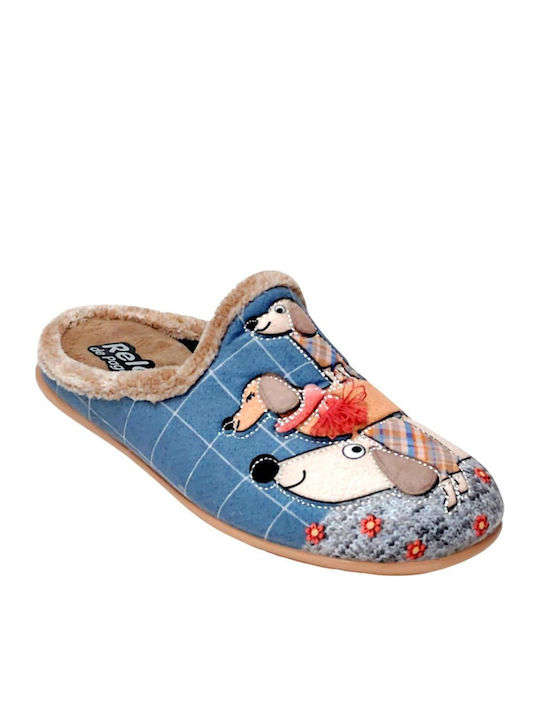 Relax Anatomic Slippers Blue