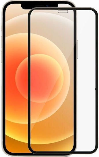 iLike Tempered Glass Μαύρο (iPhone 12 Pro Max)