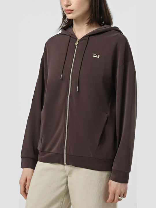 Emporio Armani Дамска жилетка Chocolate Brown