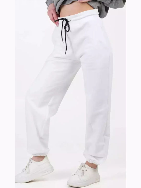 Bodymove Jogginghose Breit Ecru