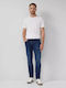 Nelio Ανδρικό Παντελόνι Τζιν με Regular Εφαρμογή Denim Blue
