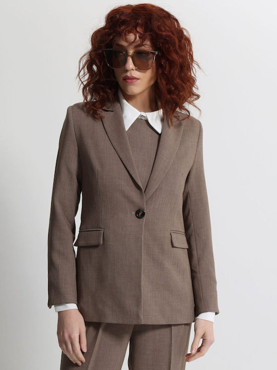 Tresor Blazer pentru femei Sacou Chocolate