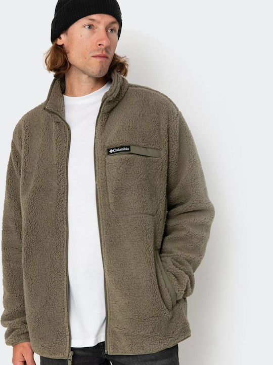 Rugged Ridge Men's Fleece Cardigan Gray