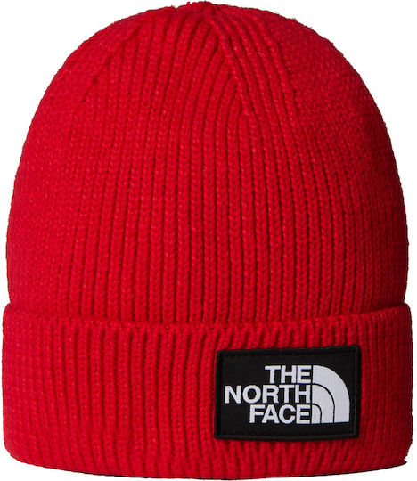Logo Beanie Männer Beanie Gestrickt in Rot Farbe