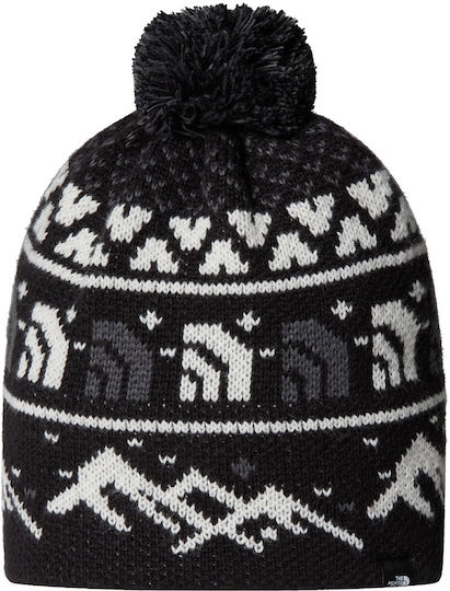 Cabin Beanie Unisex Beanie Gestrickt in Schwarz Farbe