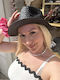 Irene Vilou Wicker Women's Hat Black