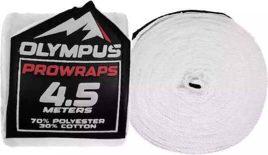 Бандаж За Възрастни Olympus Pro-wrap Еластичен 450см Бял