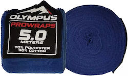 Martial Arts Hand Wraps Adults Olympus Pro-wrap Elastic 450cm Blue