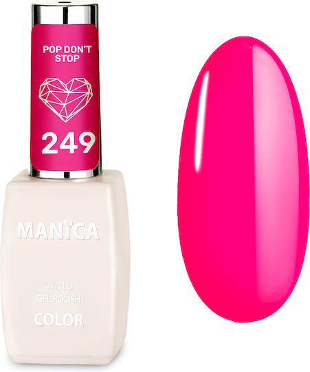 Manica Lustruirea De Lungă Durată Glossy Top Coat Pop Don't Stop 249 10ml