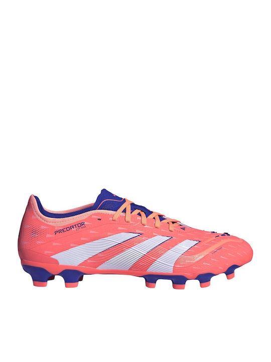 adidas Predator Pro Football Shoes with Cleats Orange