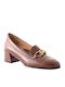 Pantofi cu toc Tabac maro