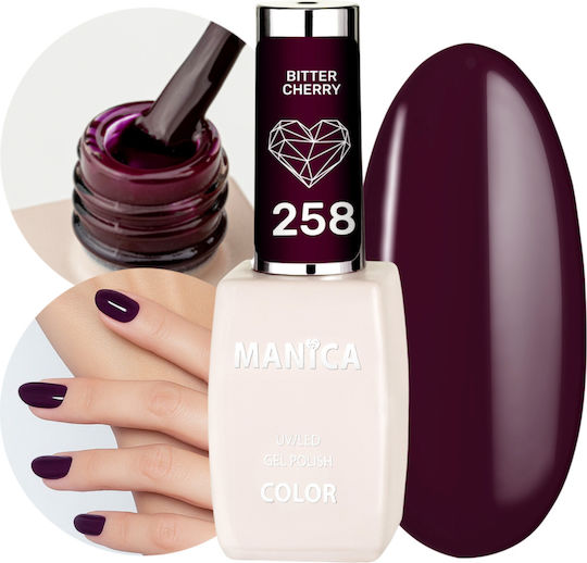 Manica Гланцов Дълготраен Лак За Нокти Bitter Cherry 258 10ml
