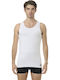 Cotton Men's Undershirts Sleeveless White 2Pack