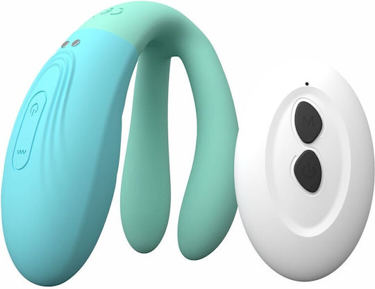 Party Color Toys Δονητής για Ζευγάρια Πράσινος